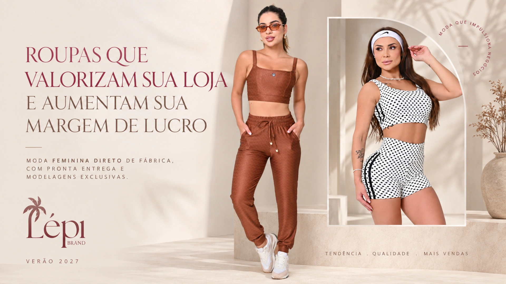 Roupas que valorizam sua loja e aumentam sua margem de lucro — Lépi Brand